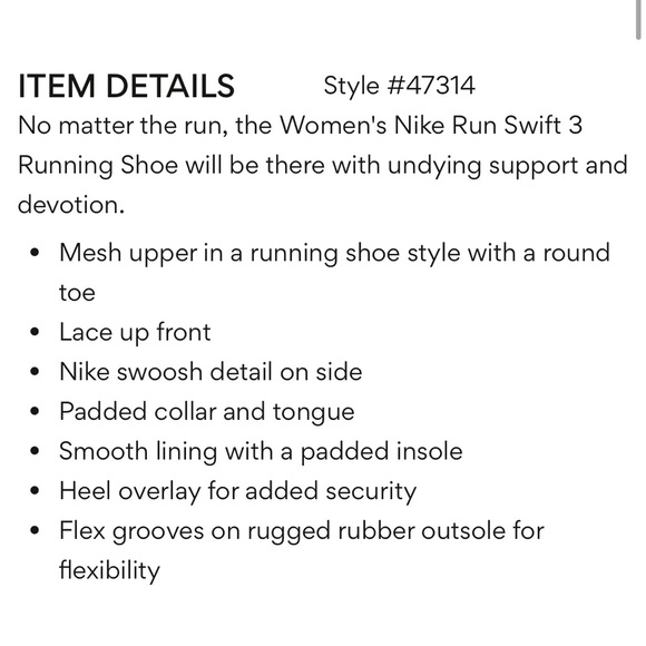 Nike Women’s Run Swift 3 Running Shoes - Picture 6 of 14